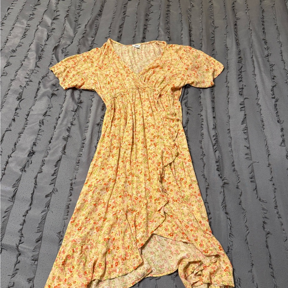 Sonoma Maternity Floral Dress - Yellow and Red